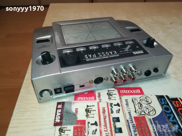 Korg Kaoss Pad KP-1 tokyo/japan 12v-внос swiss 2704251732, снимка 3 - Ресийвъри, усилватели, смесителни пултове - 50057207