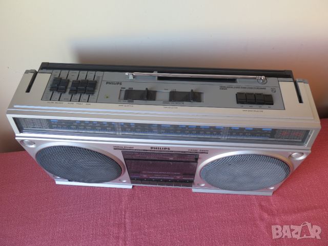 PHILIPS D-8434-радиокасетофон-1982г, снимка 5 - Радиокасетофони, транзистори - 46757067