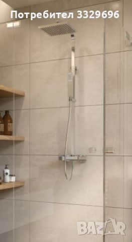 Gedy G-Star квадратна душ колона с термостат, снимка 1 - Други стоки за дома - 45681561