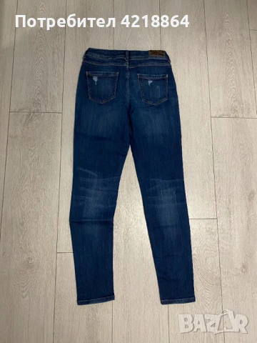 Дънки M&S indigo- С кръпки, снимка 6 - Дънки - 51141249