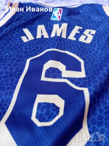 Чисто нов оригинален детски екип на Лос Анджелис Лейкърс-ЛеБрон Джеймс, снимка 2 - Детски тениски и потници - 50663179