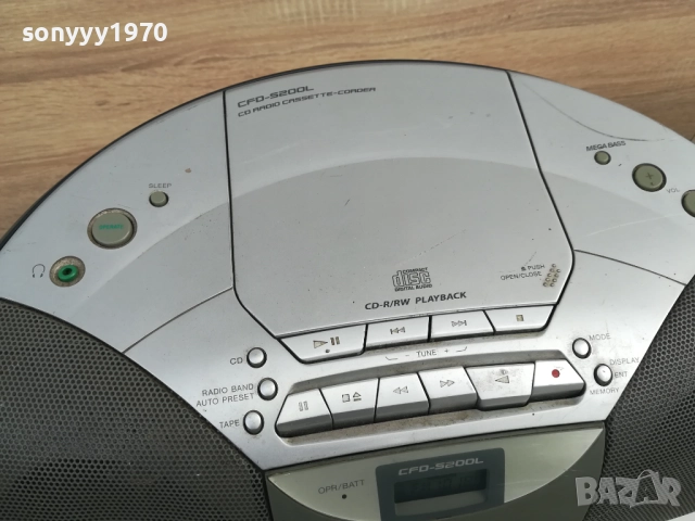 SONY CFD-5200L ВНОС SWISS 2710251823, снимка 4 - Радиокасетофони, транзистори - 52201929