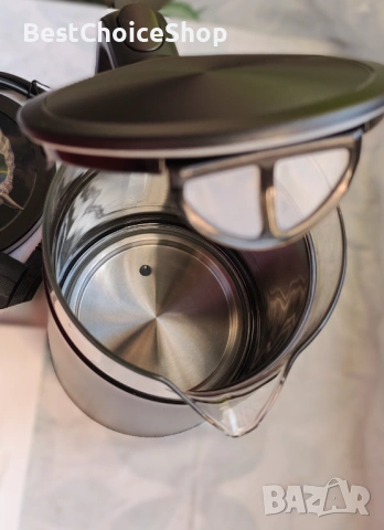 Електрическа кана за вода 1.7L с 5 Температурни Настройки, снимка 4 - Кани - 53670104