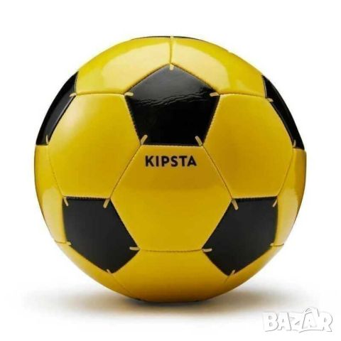 Футболна топка Kipsta First Kick, Размер 5, Жълта, снимка 1