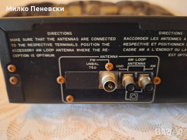 PIONEER F 656 STEREO TUNER.MADE IN JAPAN., снимка 6 - Ресийвъри, усилватели, смесителни пултове - 54025047