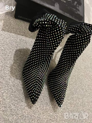 Нови летни обувки чорап с камъни , снимка 9 - Дамски обувки на ток - 46449723