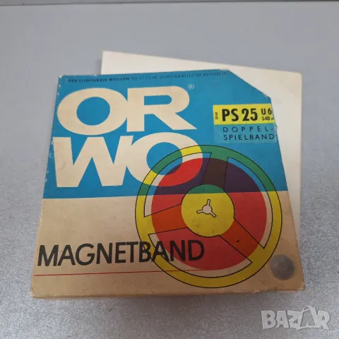 Магнетофонна ролка с лента ORWO TYP120 540m, снимка 10 - Аудио касети - 49712199