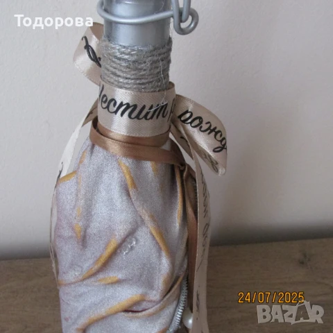 декоративна бутилка, снимка 4 - Декорация за дома - 51131670