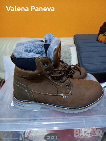 Зимни боти до глезена QOATCHI, снимка 2 - Дамски боти - 52353380