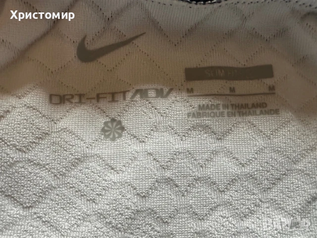 Тениска Nike PSG 22/23 Strike ELITE - Бяла, размер М, снимка 4 - Спортни дрехи, екипи - 51420295