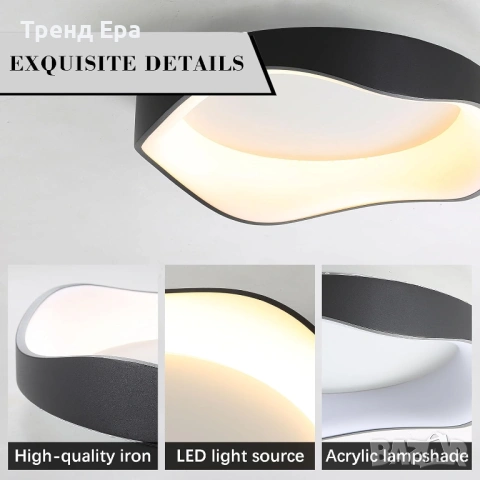 LED плафон за таван - 40см, снимка 4 - Лампи за таван - 53069275