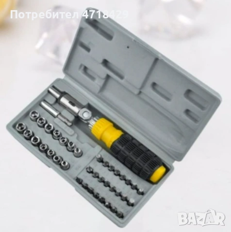 Комплект инструменти AIWA в кутия 41 бр, снимка 4 - Куфари с инструменти - 53273975