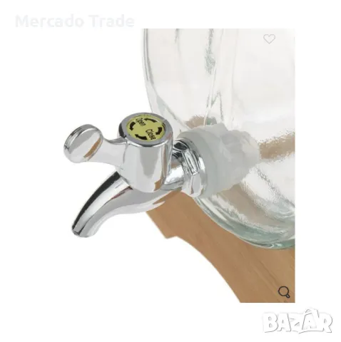 Диспенсър за свежи напитки Mercado Trade, Буркан със стойка, 3л , снимка 2 - Сервизи - 49792685