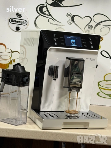 Кафемашина кафе автомат delonghi Primadonna CLASS с гаранция, снимка 3 - Кафемашини - 54303738