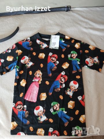 Тениска супер Марио 6- 8 г., снимка 1 - Детски тениски и потници - 46062653