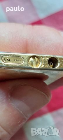 Газова японска запалка Позлатена, снимка 4 - Други ценни предмети - 46465517
