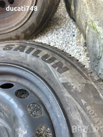 4бр. зимни гуми 195/65/15 Sailun Ice Blazer Alpine+ DOT3124, снимка 6 - Гуми и джанти - 54128160