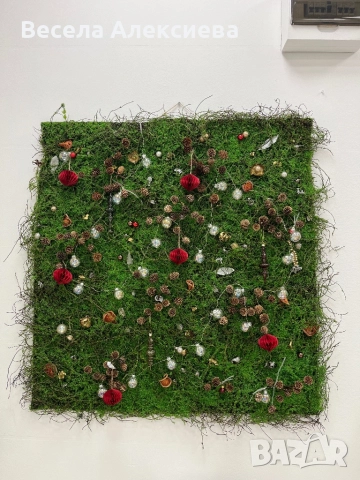 Коледно пано 100х100 см, снимка 4 - Декорация за дома - 52749583