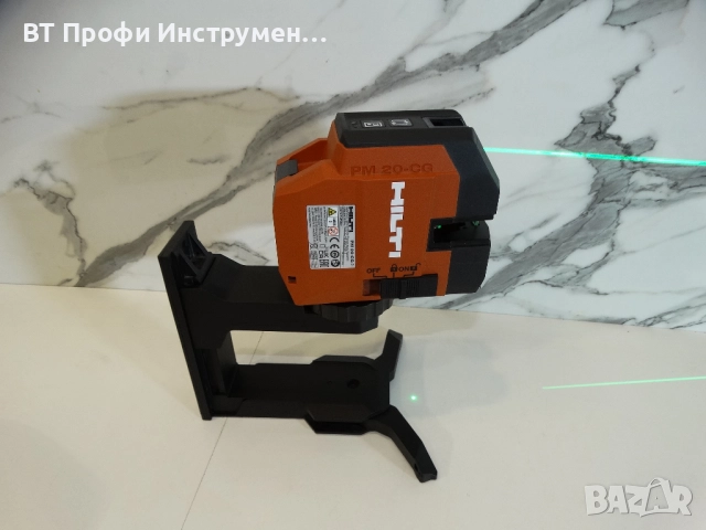Hilti PM 20 CG - Зелен лазер с отвес, снимка 7 - Измервателни инструменти - 51939709