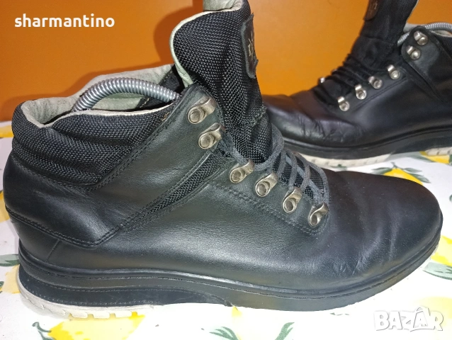 K1X кожени боти N 46, снимка 3 - Мъжки боти - 53470704