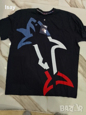 Мъжка тениска Паул Шарк 6ХЛ последен размер в тъмно син цвят , снимка 7 - Тениски - 53838718