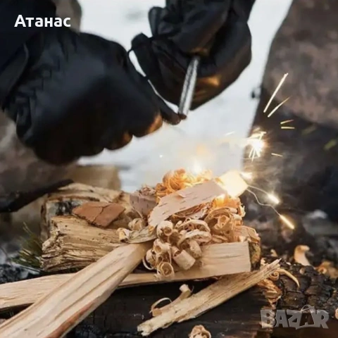 Магнезиева запалка с мултифункционален скрепер – голяма, снимка 4 - Надуваеми легла - 53428189