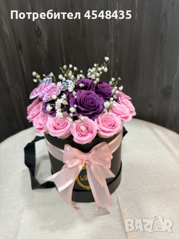 Подаръчни кутии, кошници и букети от изкуствени цветя, снимка 3 - Други - 53665069