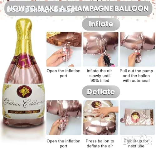 Нов Комплект украса Парти декорация рожден ден розово злато балони и банер, снимка 3 - Други - 53843251