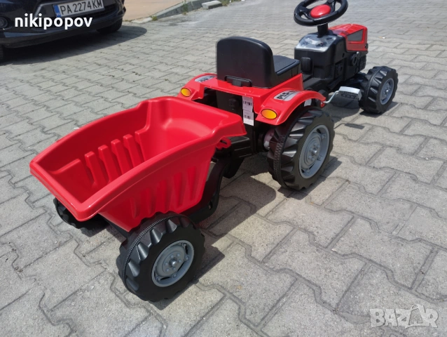PILSAN Трактор с ремарке PLS-40 червен, снимка 8 - Детски велосипеди, триколки и коли - 53564692