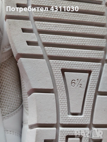 Бели обувки от естествена кожа и текстил 40 номер, снимка 12 - Дамски ежедневни обувки - 54223748