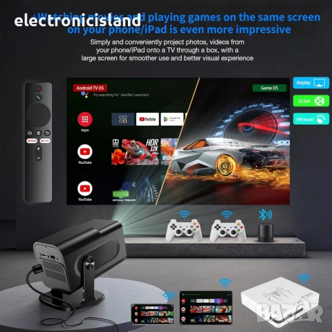 Игрова конзола и TV Box G7 Universal Edition Retro Games 25000+, Allwinner H618, BT 5.4, 4K Ultra HD, снимка 5 - Други игри и конзоли - 54258334