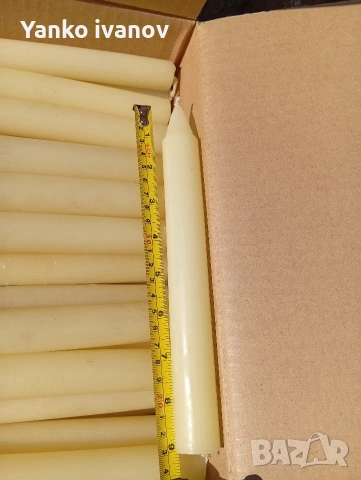 Свещи парафинени, снимка 3 - Декорация за дома - 53746785