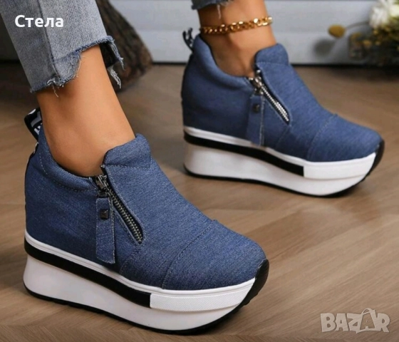 Маратонки на платформа 