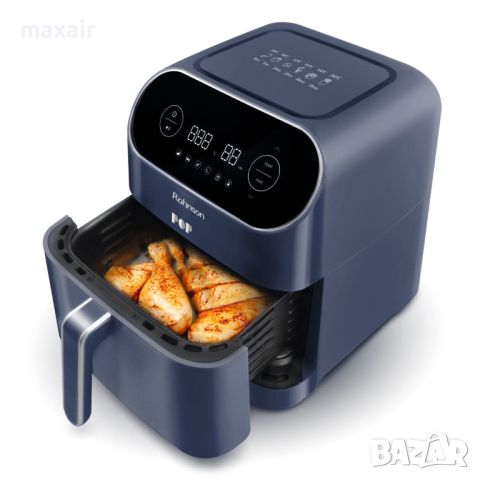 Фритюрник Airfryer Rohnson R-2859B Blue*Безплатна доставка*Гаранция 2 години, снимка 2 - Фритюрници - 45682381