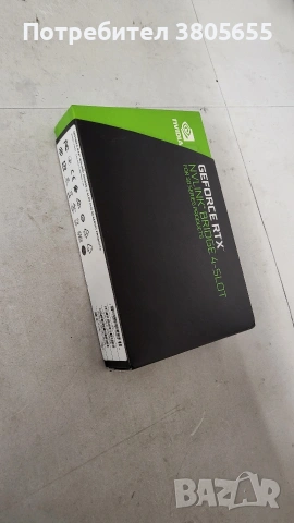 NVIDIA GeForce RTX NVLink Bridge 4-Slot за RTX 30 серия (3090/3080), снимка 1 - Други - 53353813