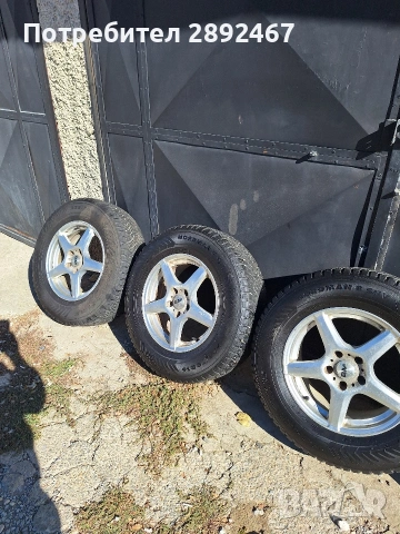 Продавам два комплекта с гуми лети джанти от Хонда CR-V 5х114,3