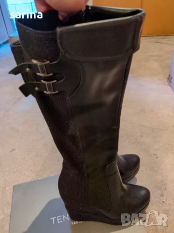 Ботуши на платформа, снимка 2 - Дамски ботуши - 50568136