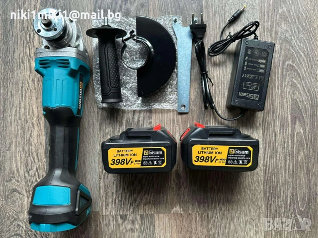 акумулаторен ъглошлайф, снимка 4 - Куфари с инструменти - 50488677