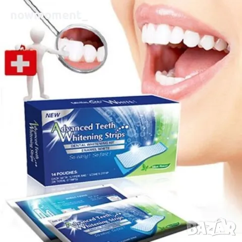 Избелващи ленти за зъби Advanced Teeth Whitening Strips, снимка 4 - Други - 49164088