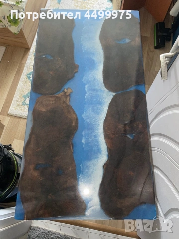 Холна маса от естественно орехово дърво, снимка 5 - Маси - 54256868