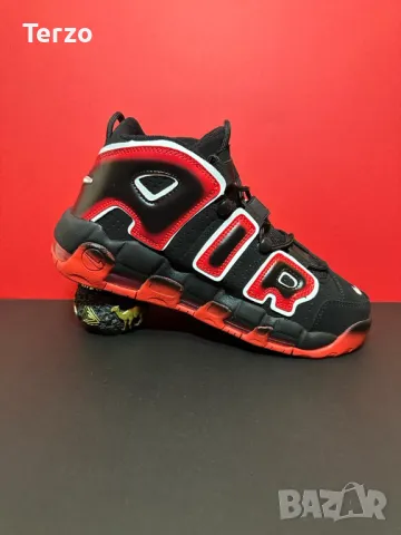 Nike Air More Uptempo '96' - Red & Black, Black & Gold, Black & Wite, снимка 8 - Маратонки - 48119916