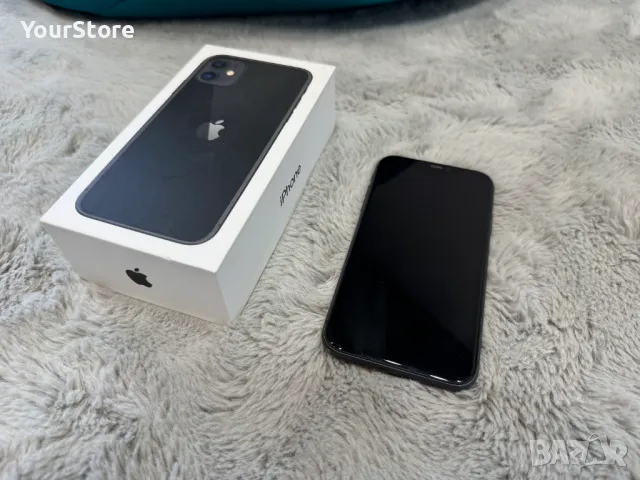 Продавам iPhone 11 с 128 GB памет  Space grey, снимка 4 - Apple iPhone - 48345082