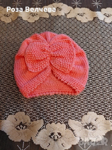 Ръчно плетен бебешки комплект, снимка 9 - Комплекти за бебе - 53436697