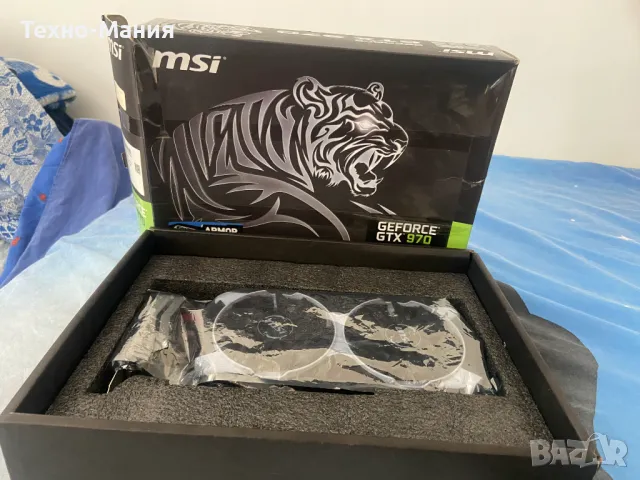 НОВА Msi GeForce GTX 970 Геймърска Видеокарта, снимка 4 - Видеокарти - 47043250