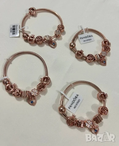гривни PANDORA::най-високо качество едно към едно сребро pandora 925 , снимка 8 - Гривни - 51041965