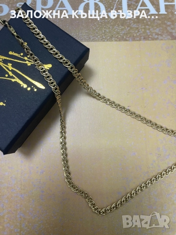 Златен Синджир - 14 Карата, снимка 2 - Колиета, медальони, синджири - 52833419