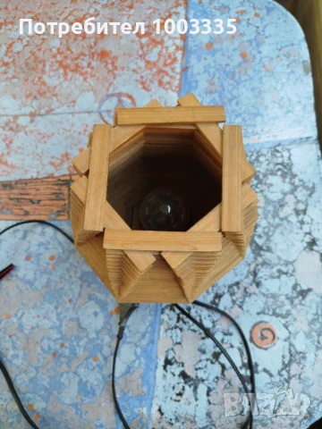 Много стилна нощна лампа , снимка 3 - Настолни лампи - 50930007