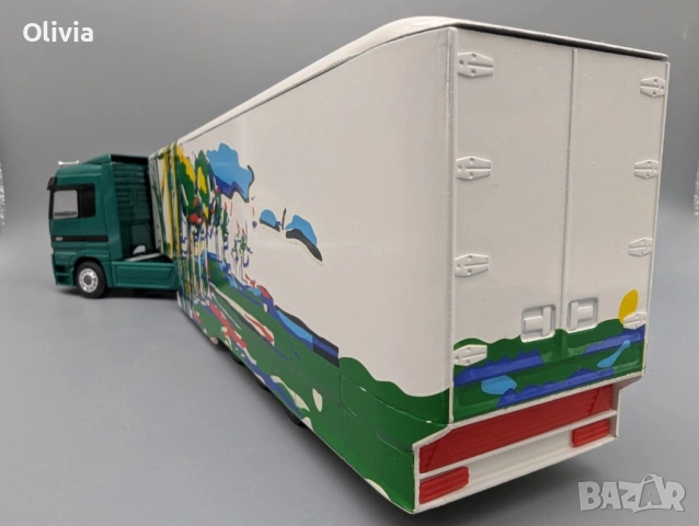 Mercedes-Benz Arocs (Влекач) – NZG 1:43 с оригинална кутия, снимка 3 - Колекции - 54146479