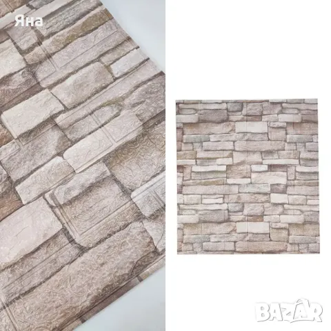 3D самозалепващи тапети - панели тип тухла, тапет за декорация на дома, снимка 4 - Декорация за дома - 49799735