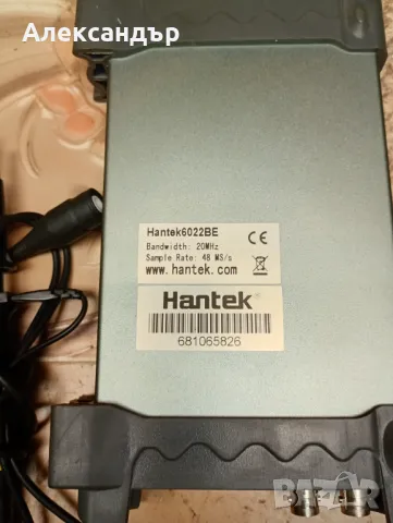 USB осцилоскоп Hantek 6022BE, 2 канала, 20MHz, 48MS/s, снимка 2 - Друга електроника - 49364869